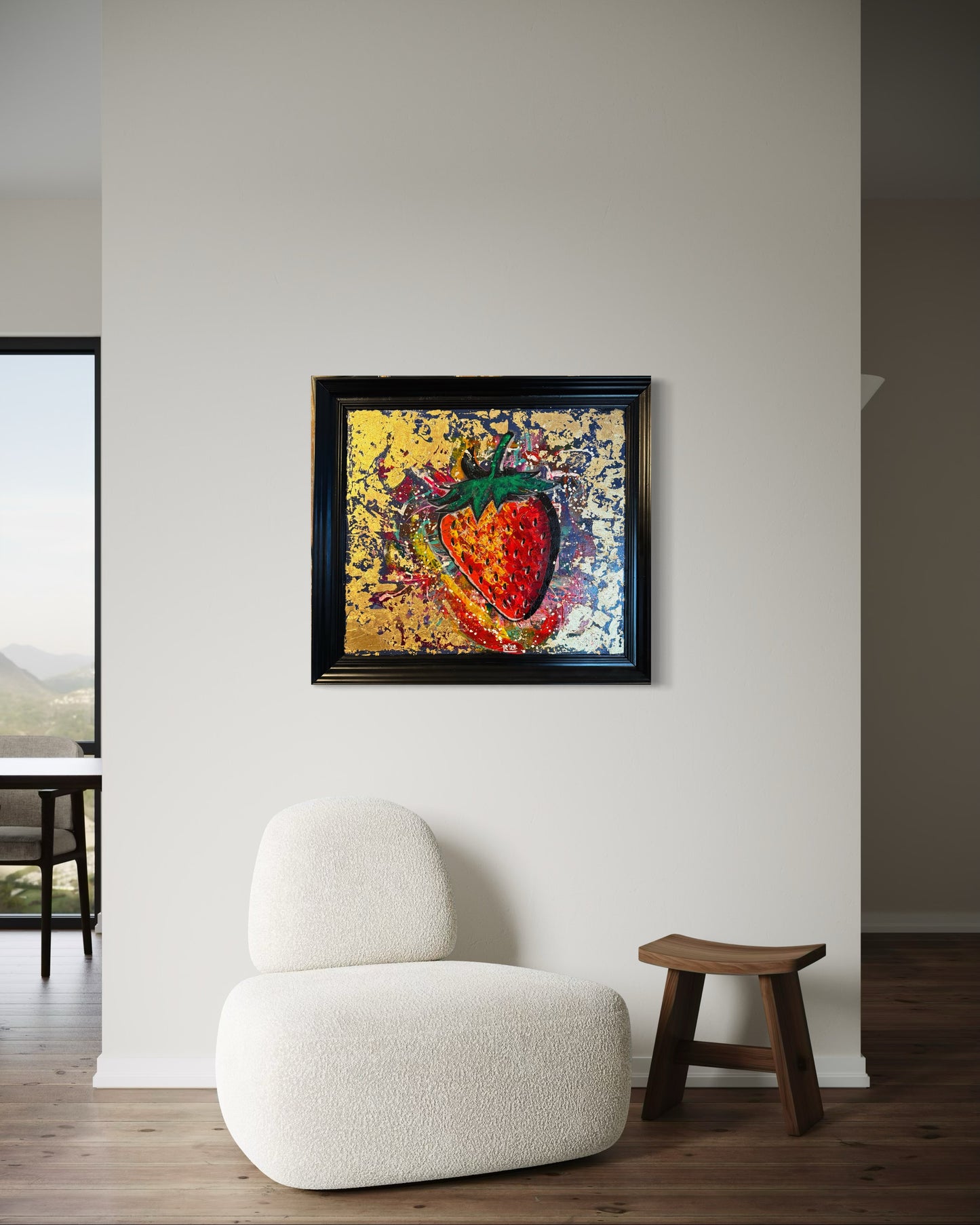 „Golden Girl“ Acryl auf Leinwand 88x80 cm