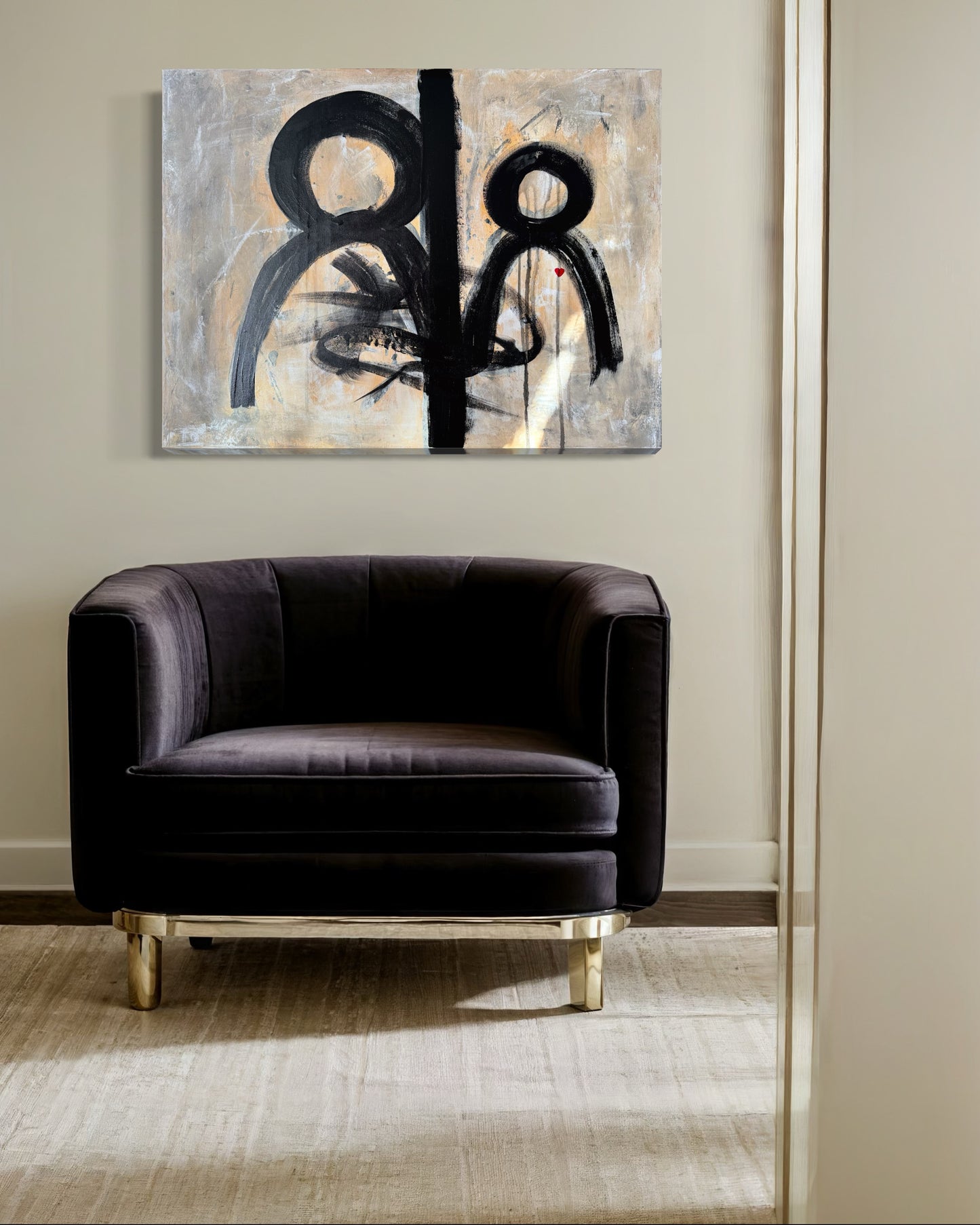 „Leave me“ Acryl auf Leinwand 60x80 cm