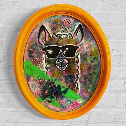 „Dalai“ Acryl auf Leinwand 56x43cm