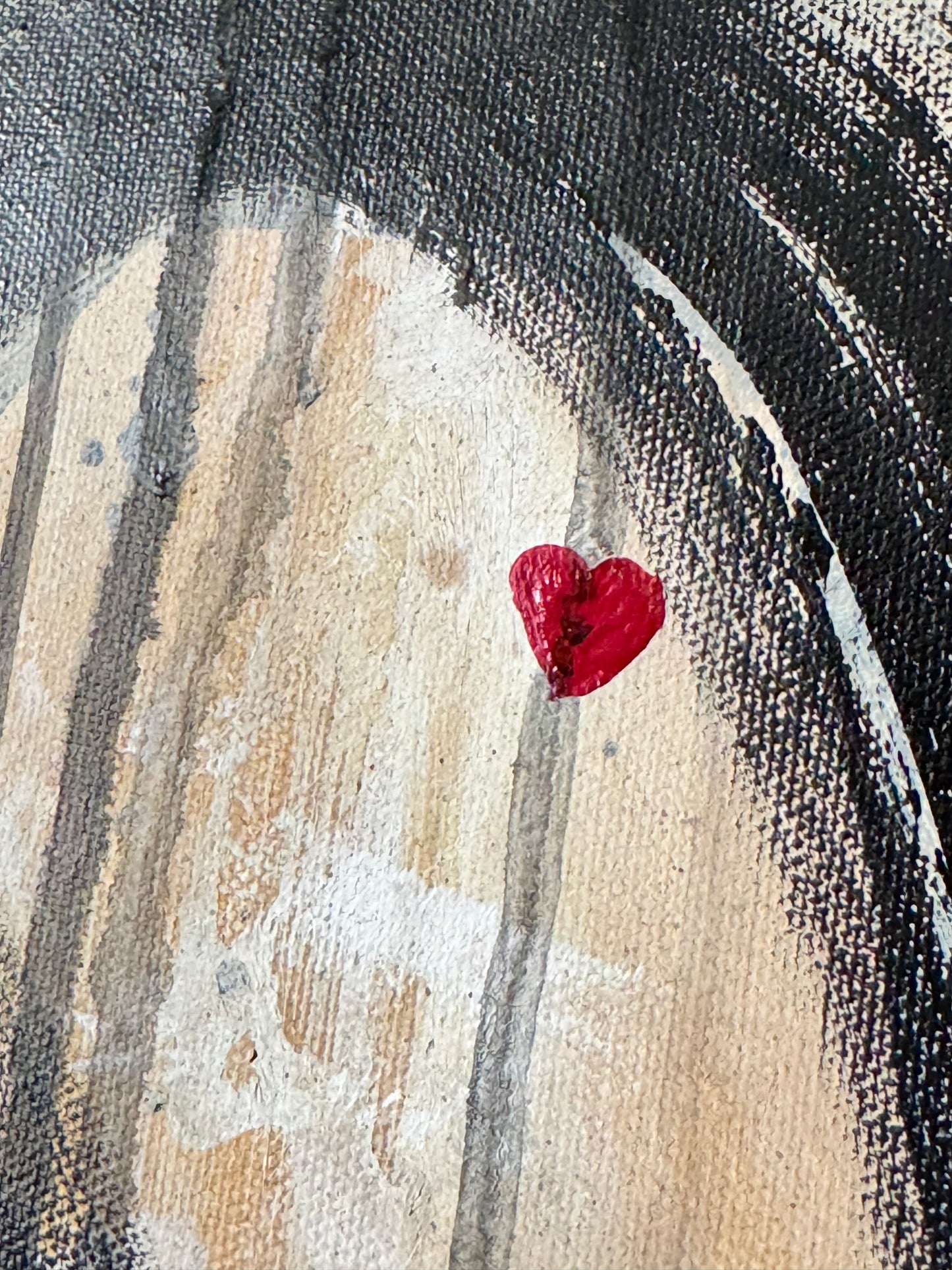 „Leave me“ Acryl auf Leinwand 60x80 cm