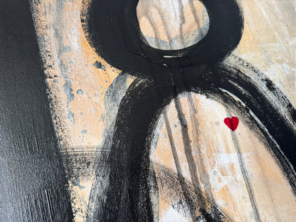 „Leave me“ Acryl auf Leinwand 60x80 cm