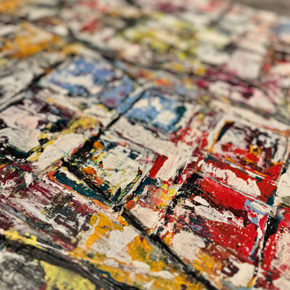 „Beat“ Acryl auf Leinwand 80x80 cm