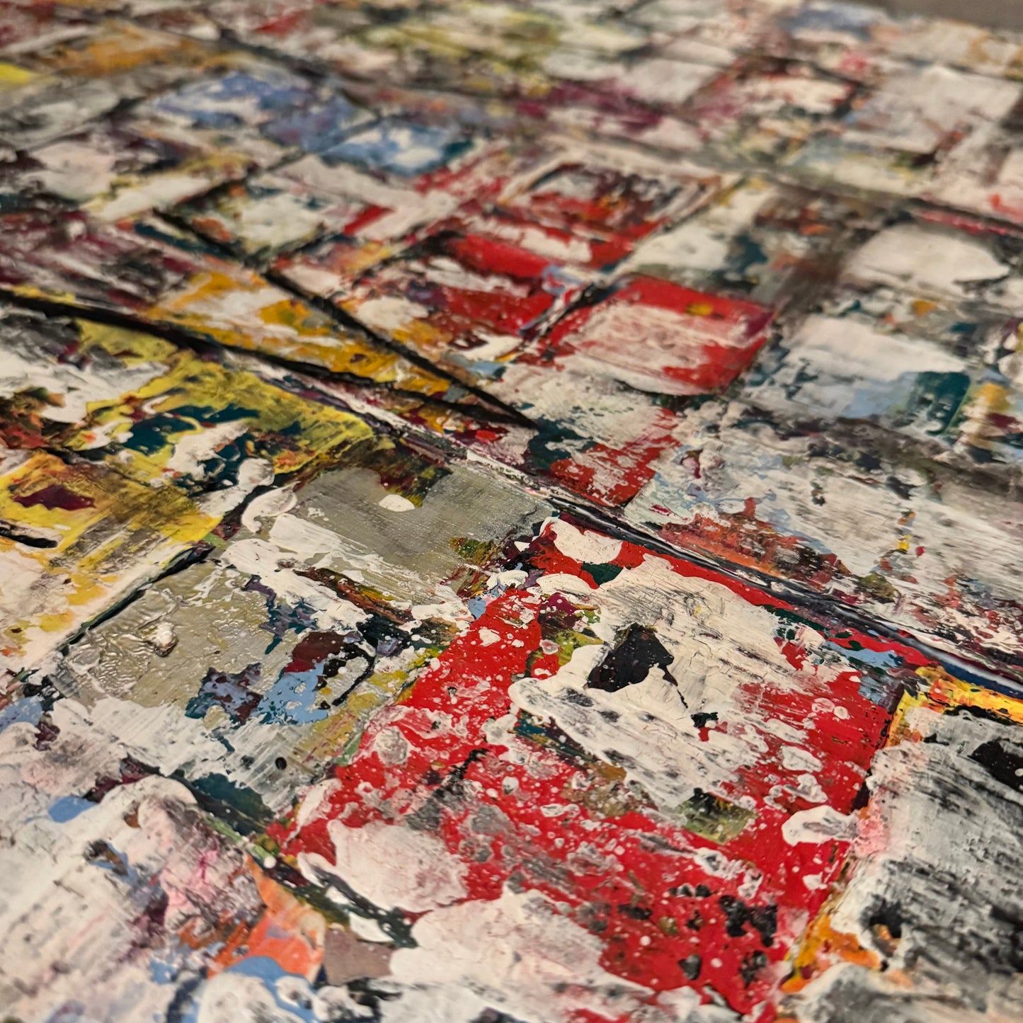 „Beat“ Acryl auf Leinwand 80x80 cm