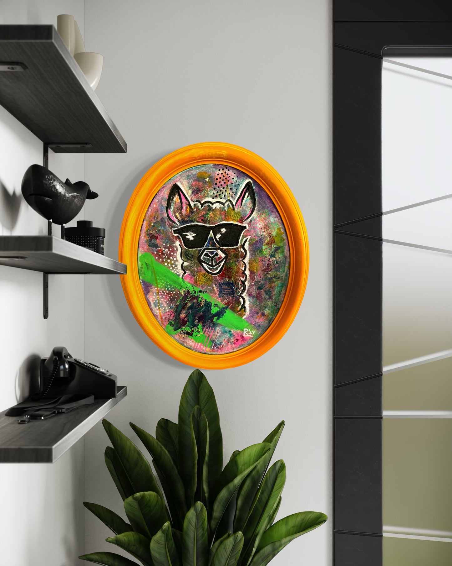 „Dalai“ Acryl auf Leinwand 56x43cm