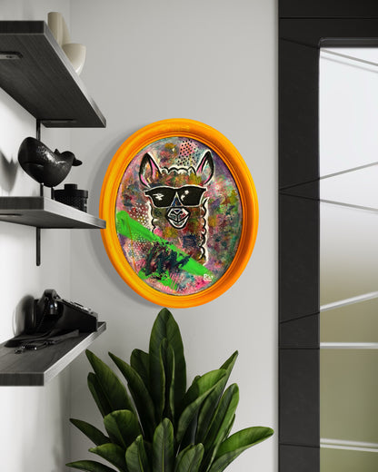 „Dalai“ Acryl auf Leinwand 56x43cm