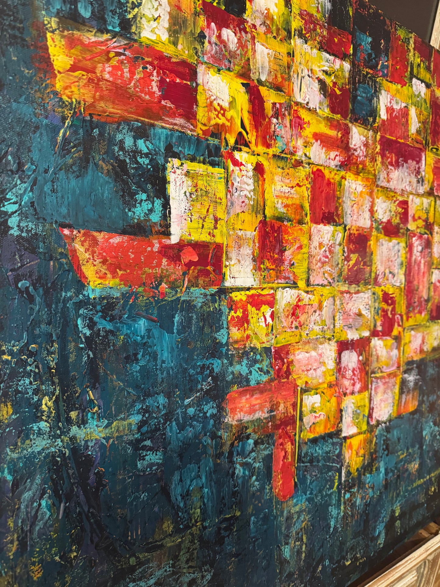 „Broken“ Acryl auf Leinwand 80x80 cm