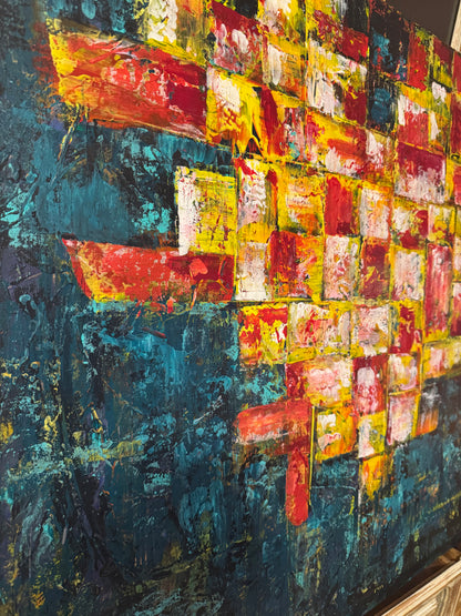 „Broken“ Acryl auf Leinwand 80x80 cm