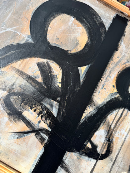 „Leave me“ Acryl auf Leinwand 60x80 cm