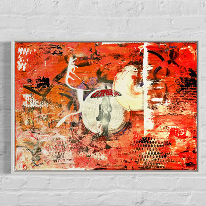 “Don’t Look Back” – Acryl auf Leinwand 50x70 cm