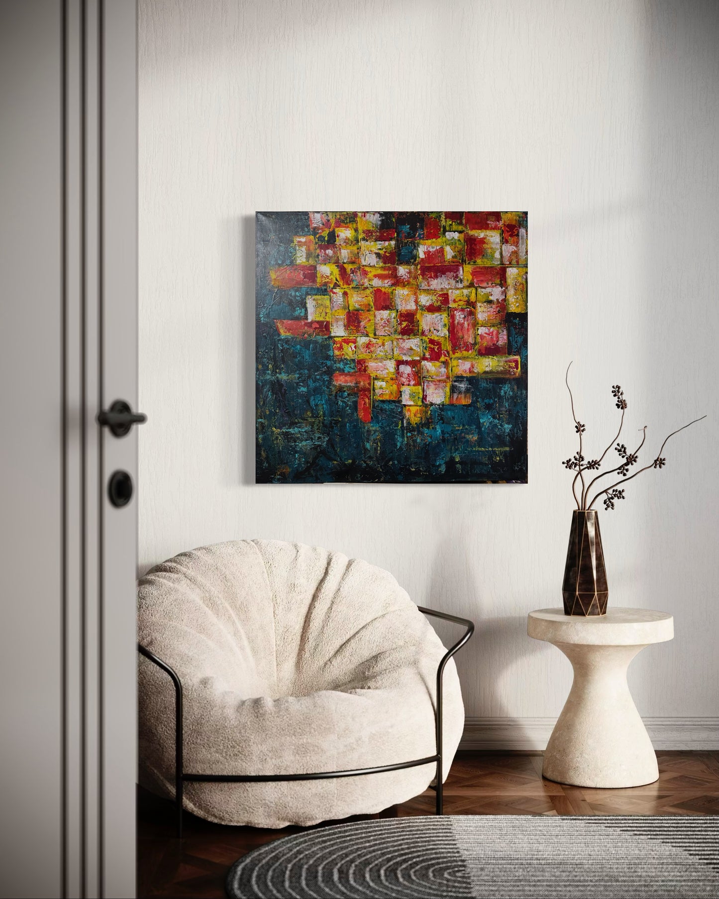 „Broken“ Acryl auf Leinwand 80x80 cm