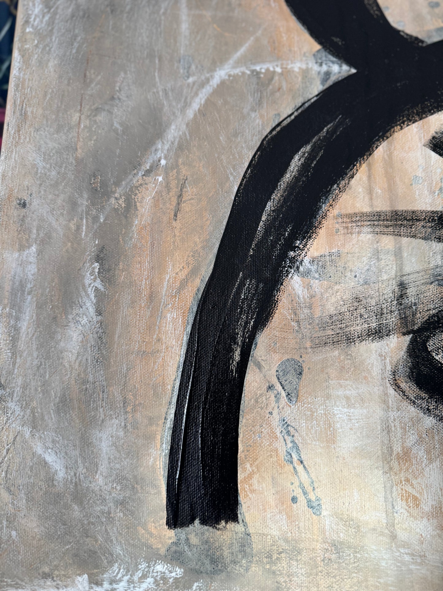 „Leave me“ Acryl auf Leinwand 60x80 cm