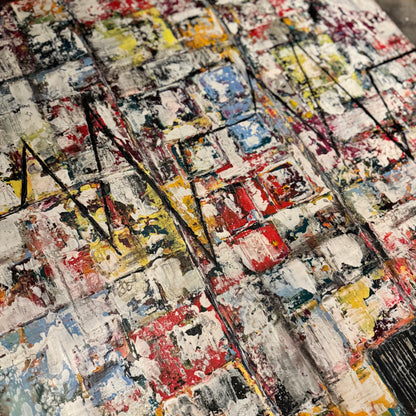 „Beat“ Acryl auf Leinwand 80x80 cm